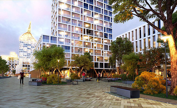 Новый морской фасад: жилой комплекс Golden City