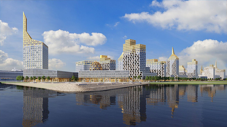 Новый морской фасад: жилой комплекс Golden City