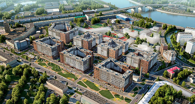 8 новых жилых комплексов рядом с Кантемировским мостом