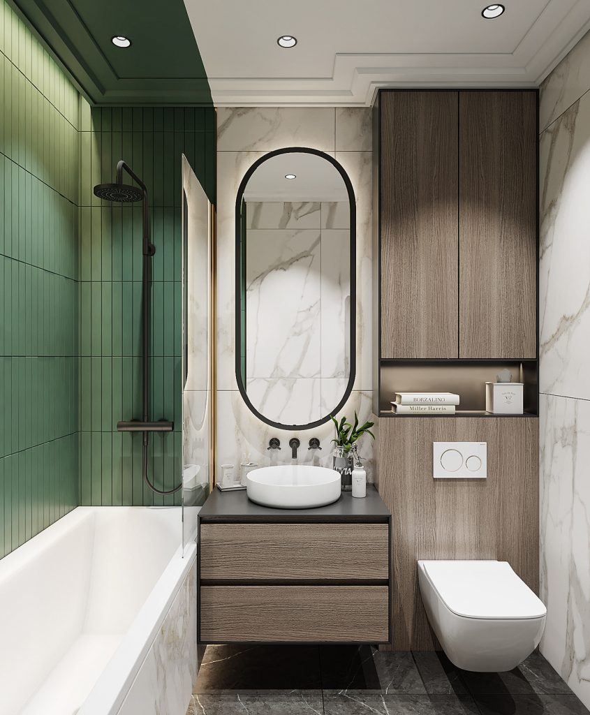 Дизайн ванной комнаты 4 кв.м со Стиральной машиной и туалетом - 82 фото