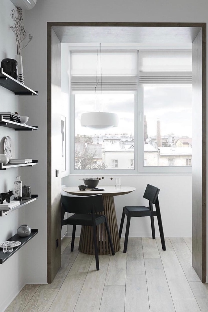 Шалфейные мечты: безупречный минимализм в интерьере однокомнатной квартиры площадью 37,7 м²
