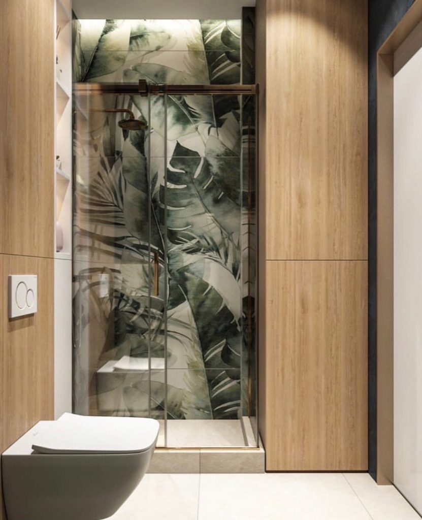 Дюны в спальне и джунгли в ванной: необычный интерьер апартаментов площадью 33 м²