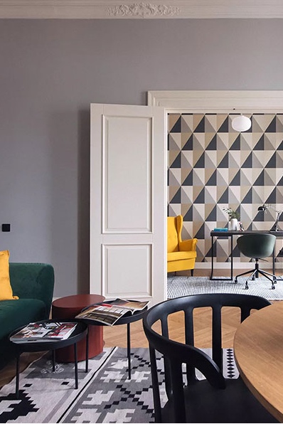 Ирония и минимализм: стильный интерьер квартиры площадью 58 м² в скандинавской стилистике