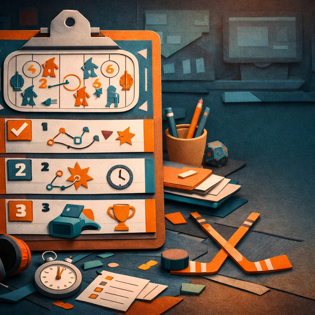 Чертёж матча в киберхоккее: как разложить игру по периодам и сценариям